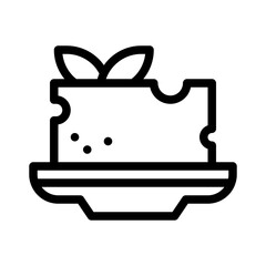 tofu line icon