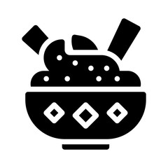 hummus glyph icon