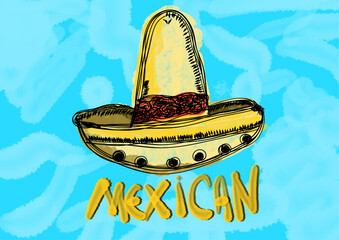 mexican hat poster