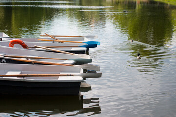 boat station, rental and rental of boats for a walk on the lake. Rest