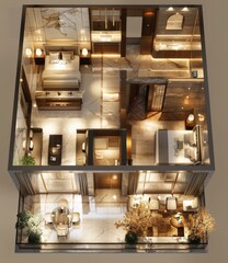 Interior Design of a Luxury Apartment