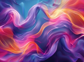 Fototapeta premium Colorful Abstract Waves