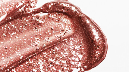 Fototapeta premium Beauty product and cosmetics texture, makeup shimmer glitter, blush eyeshadow powder as abstract luxury cosmetic background art