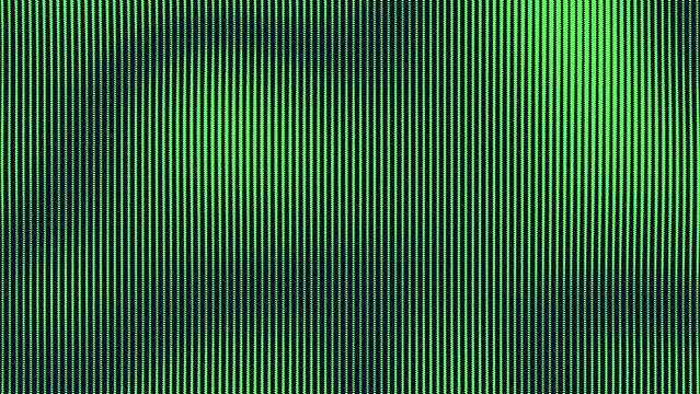 Seamless green bright zigzag striped hypnotic background loop. Waved looped motion color creativity.
