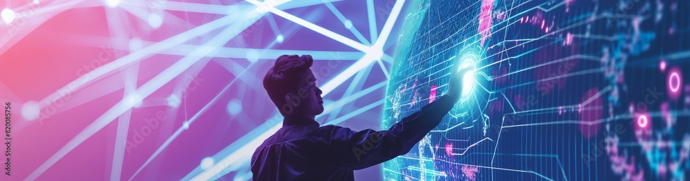 Poster Virtual interfaces play a crucial role in modern technology, enabling advanced interaction with data analysis for engaging user experiences. They are essential in todays digital world