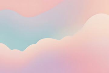 Abstract Colorful Background With Bokeh and Clouds, Smooth Blend Rainbow Waves Glow Abstract Background - Powered by Adobe