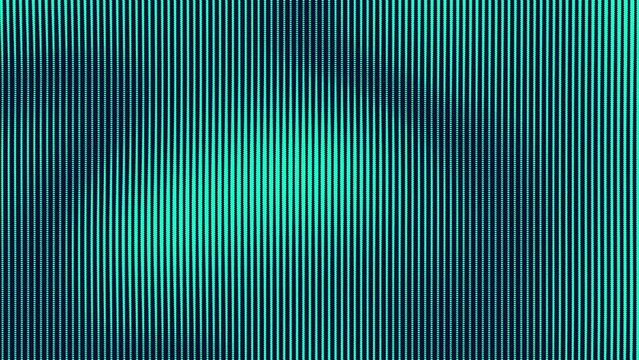 Seamless turquoise zig zag zebra lined sharp mesmeric background loop. Wave looped trendy rainbow backdrop.