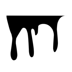 black dripping liquid