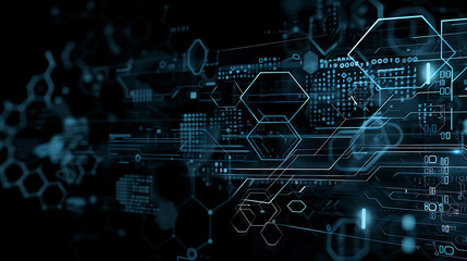 Obraz premium Background of business technology style