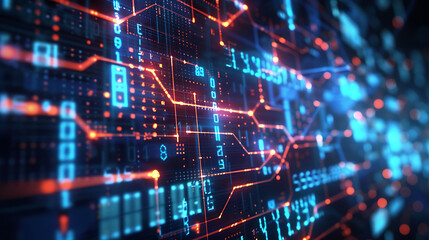 Fototapeta premium background of technology