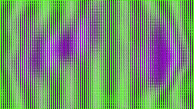 Seamless green purple violet zig zag zebra lined sharp mesmeric background loop. Wave looped trendy rainbow backdrop.