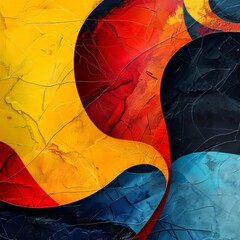 abstract background with colorful graffiti