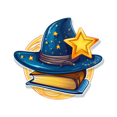  a sticker of Magic school 