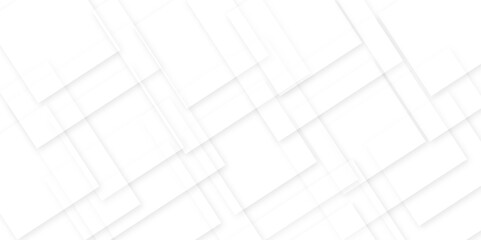 Abstract geometric white light background. Modern and creative design. Seamless abstract technology line triangle background with lines angles shapes in white and gray layer. 