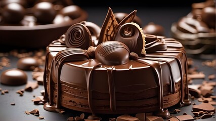 Explore the "Best Products of Chocolate on Chocolate Event" through a visual journey. Uncover the finest chocolate creations, from intricate chocolate showpieces to mouthwatering  ,chocolate with nuts