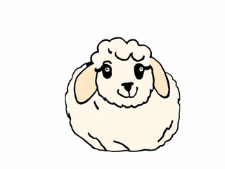 illustration of sheep art