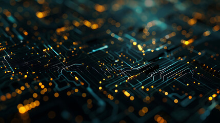 Background of business technology style