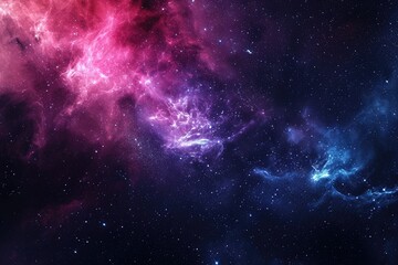 Fototapeta premium Stunning galaxy with nebulas and cosmic dust