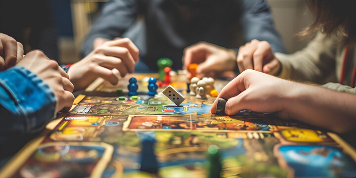 Board Game Night | Friends Playing Together
