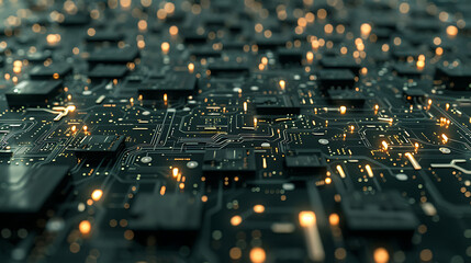 Background of business technology style