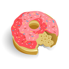 donut with icing