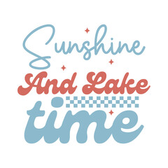 Sunshine and lake time