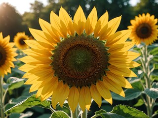 Obraz premium Sunflowers in the field