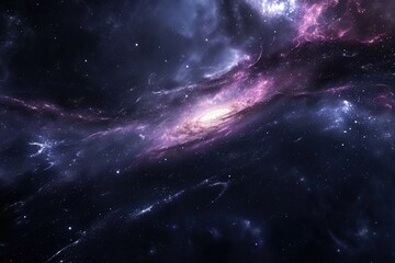 Obraz premium Stunning stars and planets in the galaxy