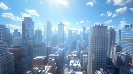 Obraz premium City Skyline