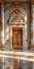 Obraz premium Gilded Palace Gates