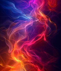 Fototapeta premium Colorful Flames
