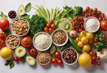 Fresh and Healthy Food Essentials
Healthy Eating: Fresh Fruits and Vegetables