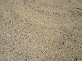 Soft chinchilla sand for construction.