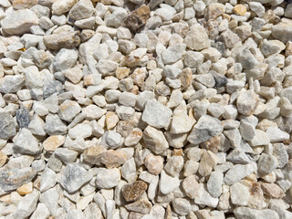 Macael gravel to decorate gardens.
