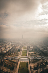 eiffel tower at sunset