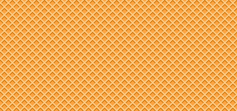 abstract background ice cream waffle background vector illustration seamless  pattern texture wafer.