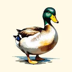 Goose Watercolor Duck Illustration Transparent