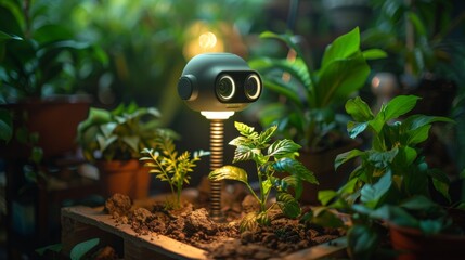 Artificial Intelligence computer showcasing advancements in technology, cinematic style poster.