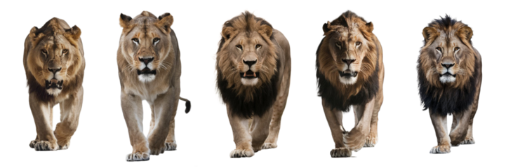 collection of lions