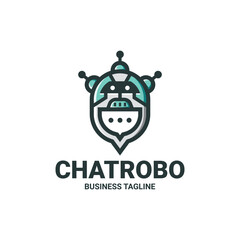 chat bot logo vector