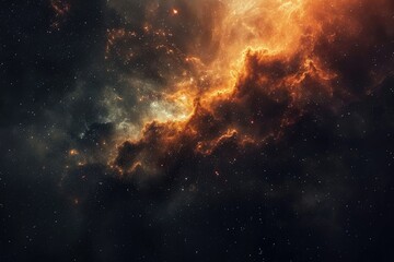 Fototapeta premium Vibrant colors of the cosmos at night