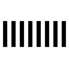 piano keys isolated on white