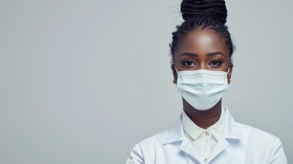 Confident Doctor in Medical Mask
