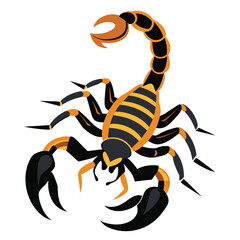 scorpion vector art illustration