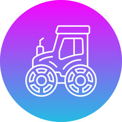 Fototapeta premium Tractor Icon