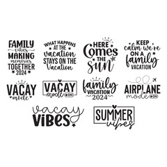 Family Vacation SVG Bundle