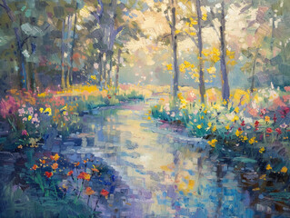 Impressionist painting	