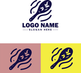 hot dog icon Frankfurter Wiener Sausage flat logo sign symbol editable vector