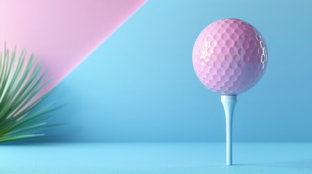 Highimpact golf shot, club striking ball on tee, clean isolated background, contest winner with space for text