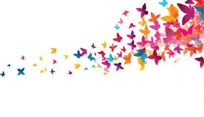 Obraz premium butterfly background with space for your text, vector illustration.